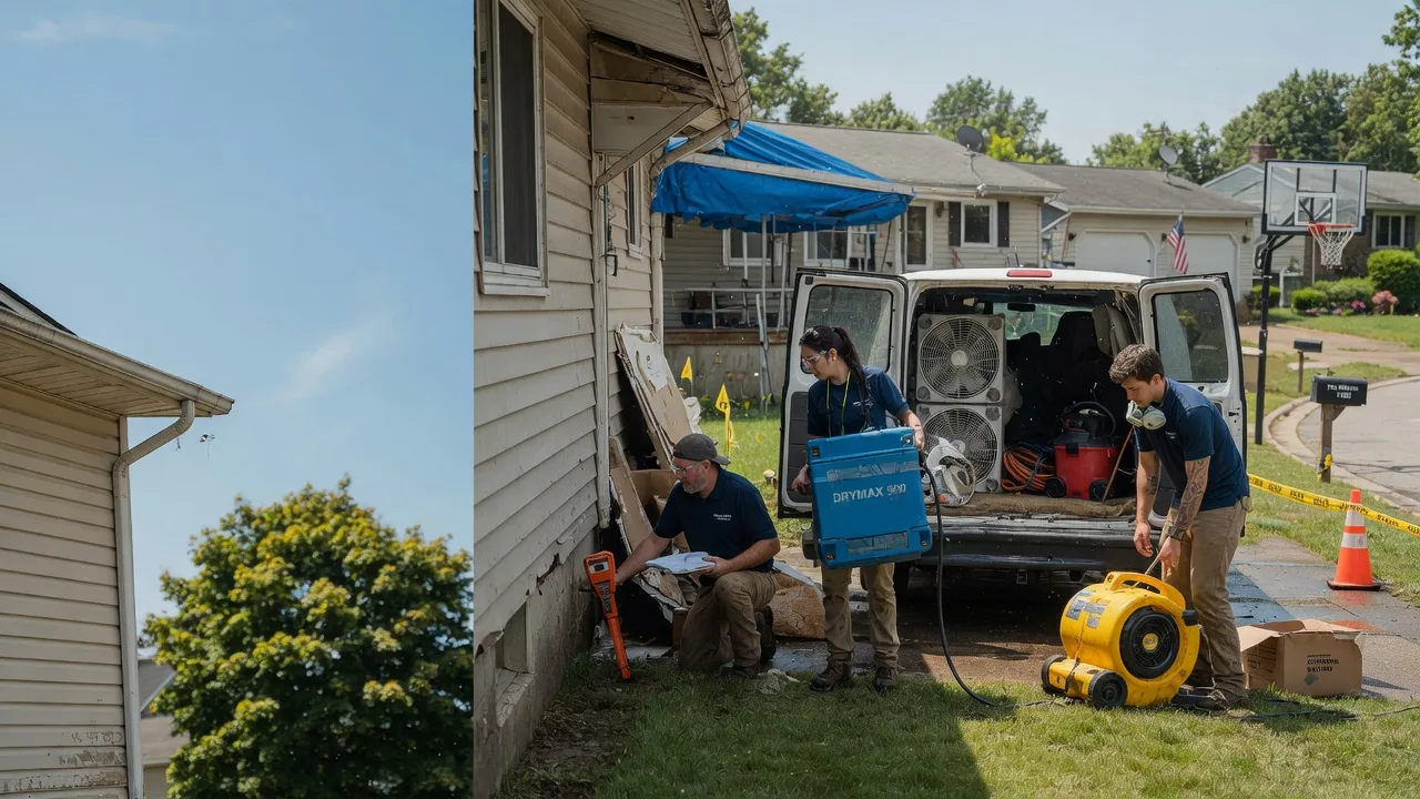 Ceiling Leak Cleanup in West Jefferson, OH near me