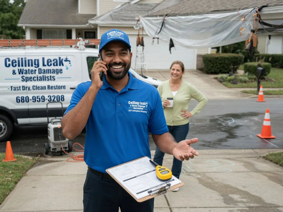 Ceiling Leak Cleanup West Jefferson, OH FAQs